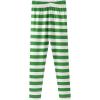 Green and White Striped