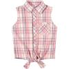 Plaid Pink White