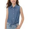 Snap Denim Medium Blue