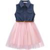 Sleeveless Dark Blue/Pink