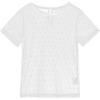 Short Sleeve Dot White