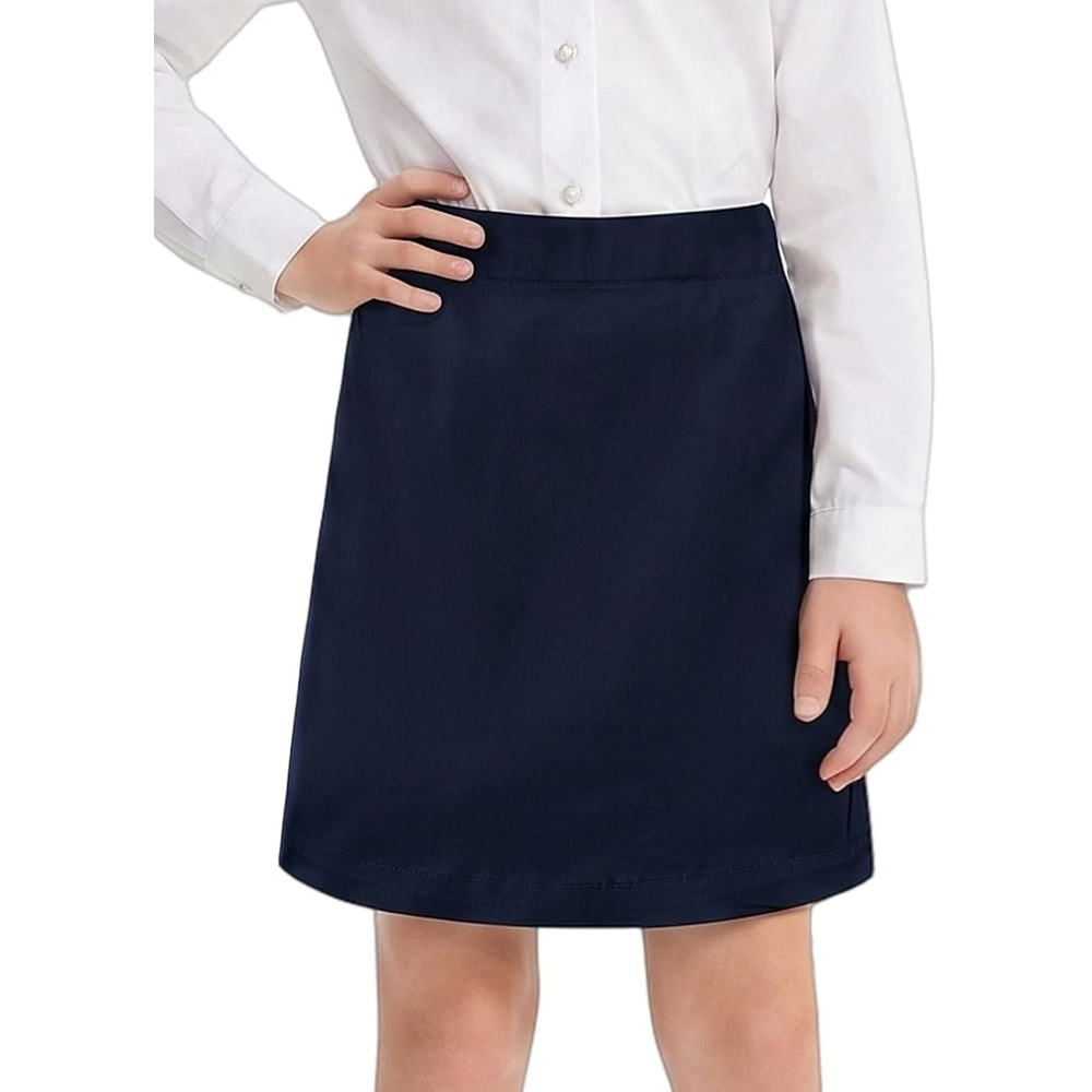 image:imageNoomelfish Girls School Uniform Skorts PullOn Scooter Pencil Skirts with Undershorts 514 YearsNavy Blue